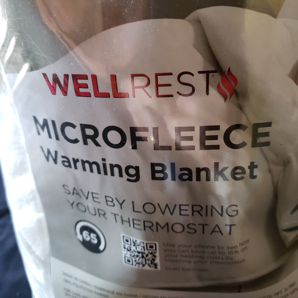 Wellrest Microfleece Electric warming blanket